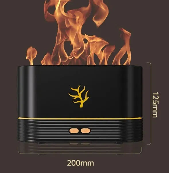 Flame Humidifier USB Smart Timing LED Electric Aroma Diffuser - Bellarte Enchanté Flame Humidifier USB Smart Timing LED Electric Aroma Diffuser